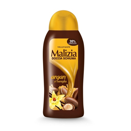 MALIZIA GEL DOUCHE 300ML ARGAN AND VANIGLIA