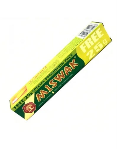 MISWAK DENTIFRICE 75GR (50GR+25GR GRATUIT) 