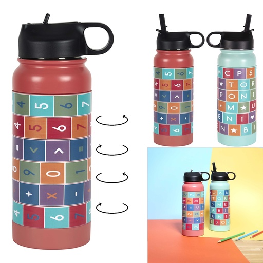 BOUTEILLE DE TRANSPORT PUZZLE ÉDUCATIF 75CL