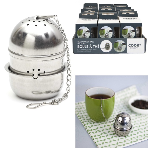 BOULE À THÉ ET SUPPORT