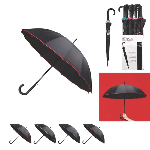 PARAPLUIE LONG ULTRARÉSISTANT 100CM 