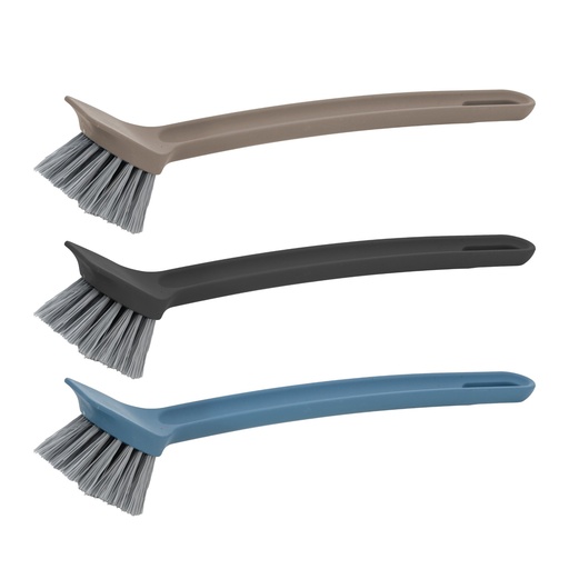 BROSSE VAISSELLE PLASTIQUE ROND NATURAL - DISPONIBLE EN 3 COULEURS
