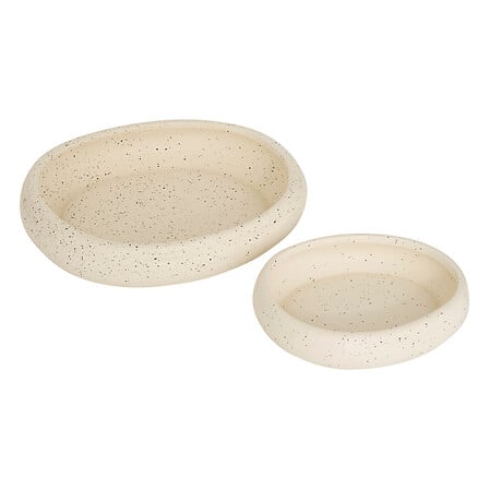 2 VIDES POCHE EN CÉRAMIQUE WONJ - BLANC