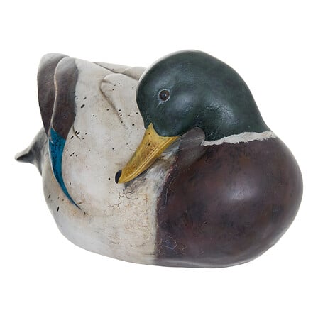 CANARD EN RÉSINE VITTO LONGUEUR 28,5CM - EN RÉSINE -POUR L'EXTÉRIEUR