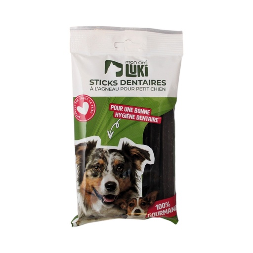Mon Ami Luki Sticks Dentaires Agneau Petit Chien 140g