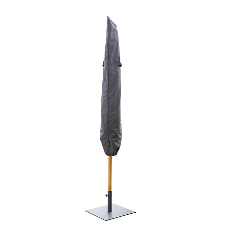 Hespéride Housse Protection Parasol Droit HAMBO Gris 190x50cm Polyester Déperlant