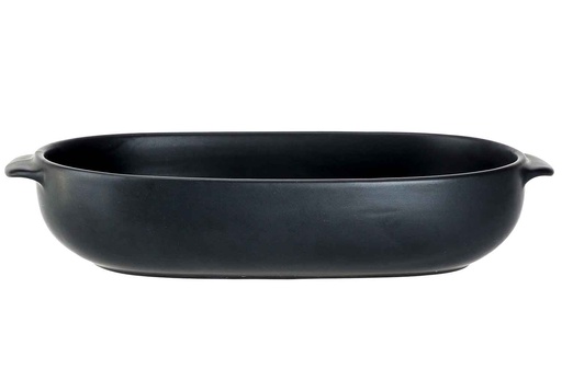 TASTY Plat à Four Ovale Noir 24x15.4 cm 1.05L