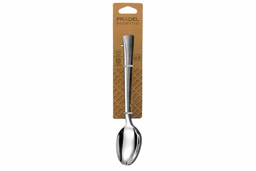 PRADEL ESSENTIEL ABSOLU Cuillères à Café Inox - Lot de 3