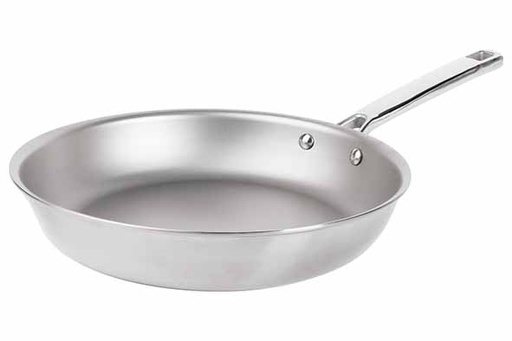 Poêle à Frire ZERO Inox 3 Plis Antiadhésive 24cm