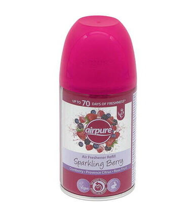 Airpure Air-O-Matic Recharge Désodorisant Sparkling Berry 250ml 70 Jours