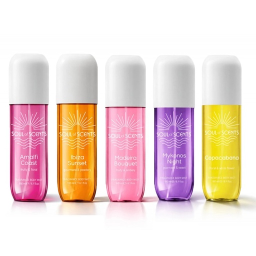 ALYA Soul of Scent Brume Corporelle Assortiment Mixte 1x 180ml - Parfums dispo. en description