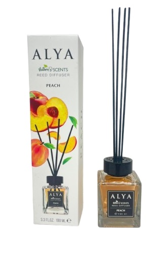ALYA Diffuseur Bâtonnets Nature's Scents Pêche 100ml
