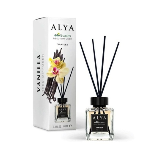 ALYA Diffuseur Bâtonnets Nature's Scents Vanille 100ml
