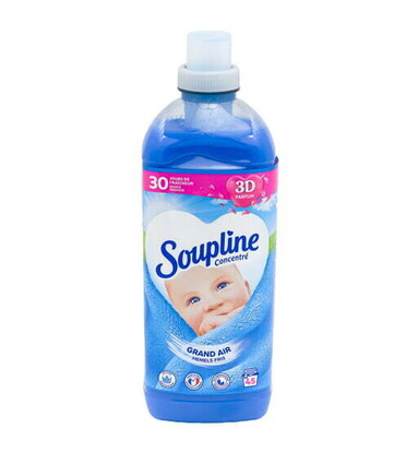 Soupline Adoucissant Concentré Grand Air 3D Parfum 1L 45 Doses