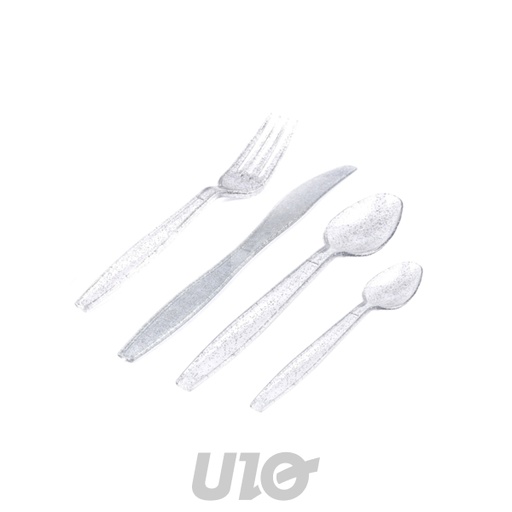 MENAGERE 6 FOURCHETTES + 6 COUTEAUX + 6 CUILLERES + 6 PETITES CUILLERES ARGENT