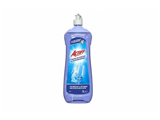 Actiff Liquide de Rinçage Lave-Vaisselle Brillance Anti-Traces 1L