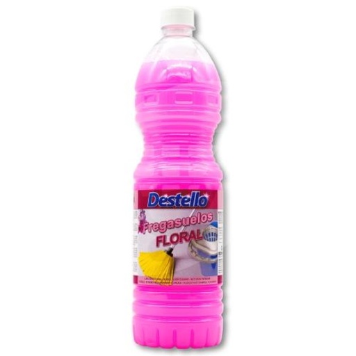 Destello Nettoyant Sol Floral Rose 1,5L – Brillance & Fraîcheur