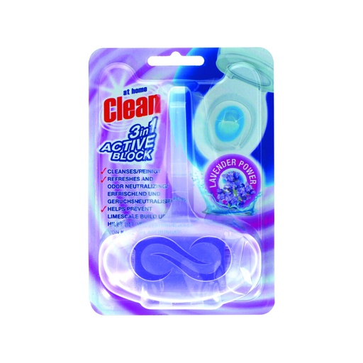 At Home Clean Bloc WC 3en1 Actif Lavande 40g