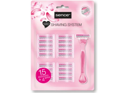 Sence Système de Rasage Femme Triple Lame - 19 Lames (15+4)
