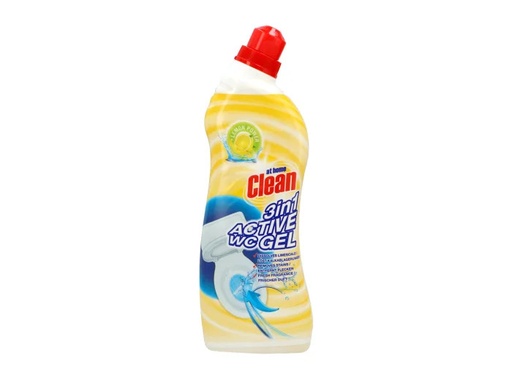 At Home Clean Gel WC Actif 3 en 1 Citron 750ml