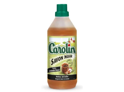 Carolin Savon Noir Amande Douce Nettoyant Sols 1L