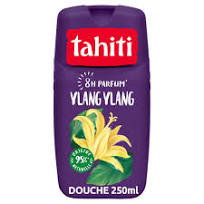 Tahiti Gel Douche Ylang Ylang 250ml - Parfum 8h, 95% Naturel