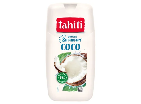 Tahiti Gel Douche Coco 250ml - Hydratant, Peau Douce, Parfum 8h