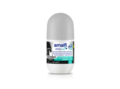 Amalfi Déodorant Bille Invisible Anti-taches Dermo Care Unisexe 48h 50ml