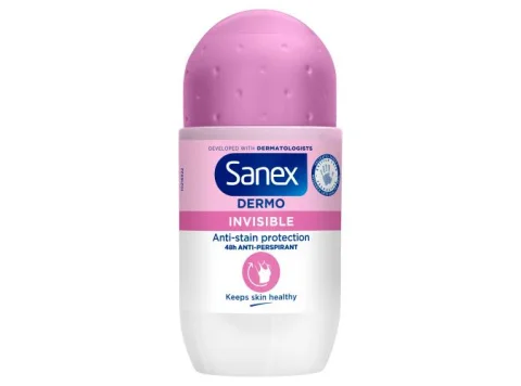 Sanex Dermo Invisible Anti-transpirant Roll-on 48h Anti-taches 50ml