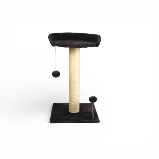 Mon Ami Luki Arbre à Chat Griffoir Plateforme 2 Jouets Anthracite 55cm