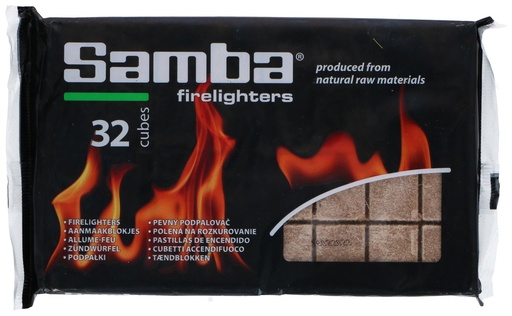 Samba Allume-feu Barbecue Écologique 32 Cubes