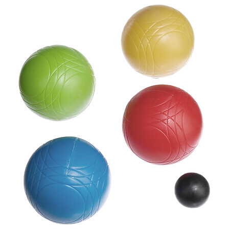Atmosphera Jeu de 8 Boules de Pétanque Multicolores Loisir