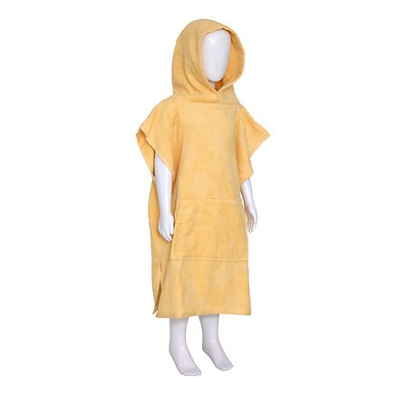 Atmosphera Set Cape de bain à capuche 'Mer' & Gant toilette enfant jaune