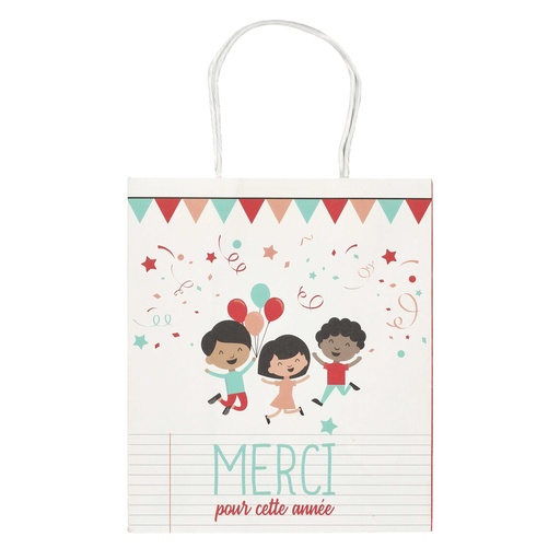 Party Time Sac Cadeau Merci pour cette année Enfants Fête 18x21cm