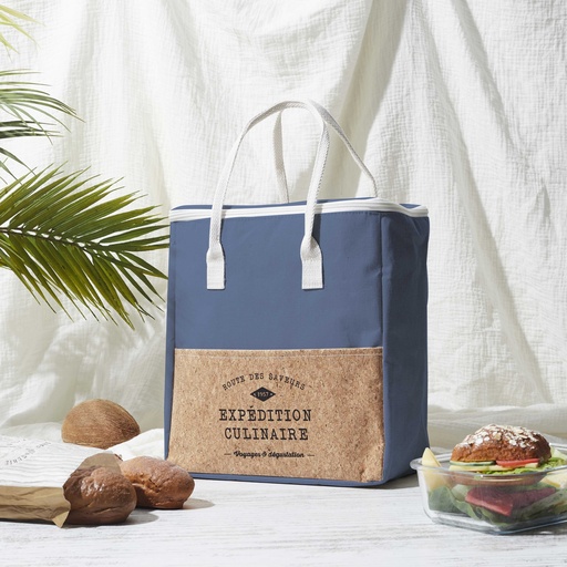 Sac isotherme repas Cook Concept bleu marine liège 12L