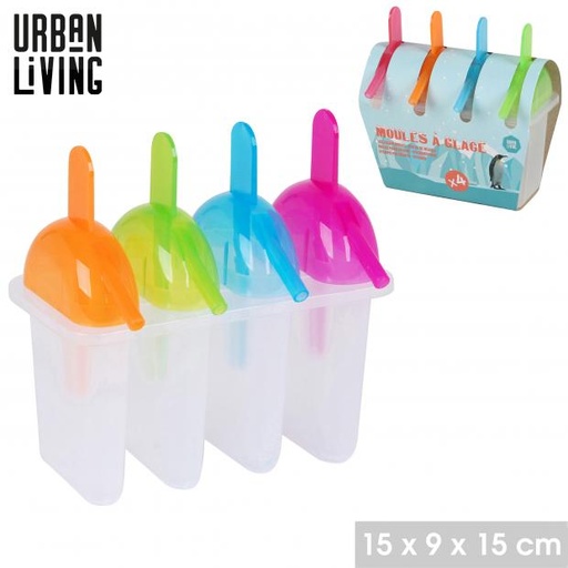 Urban Living Lot de 4 Moules à Esquimaux Multicolores