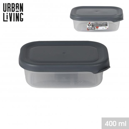 Urban Living Cuisine Plus Boîte Hermétique 400ml Transparent/Gris
