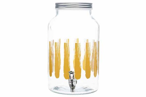 Cosy & Trendy Brisa Distributeur Jus 6L Jaune Verre