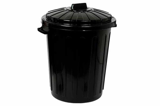 Curver Poubelle Extérieure Noire 70L Plastique