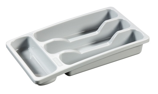 Curver Range-couverts 4 compartiments gris clair 33x20x6 cm