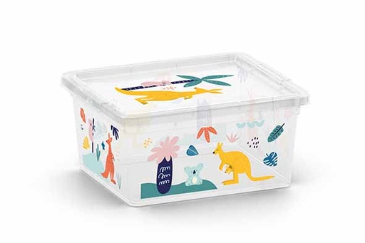 Curver C-Box Animaux Sauvages, Boîte Rangement Enfant XXS 2L