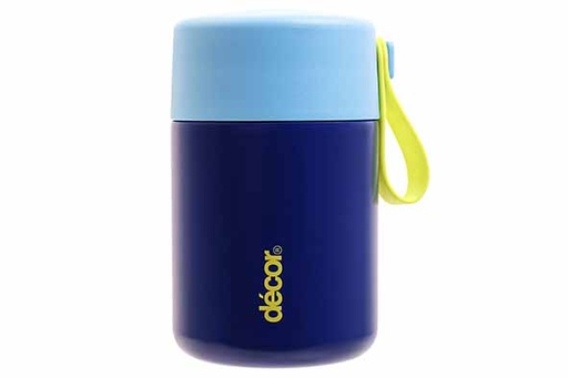 Decor Junior Porte-Aliments 350ml Bleu Marine Acier Inoxydable