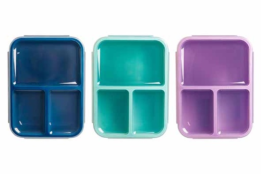 Decor Go Bento Boîte Repas Triple Compartiment 1.4L