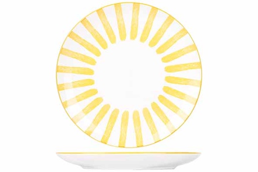 CABANA ASSIETTE PLATE D26,7CM JAUNE