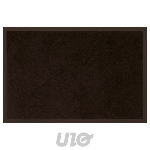 Douceur d'Intérieur Tapis d'entrée TELIO Anti-poussière Uni Noir 40x60 cm