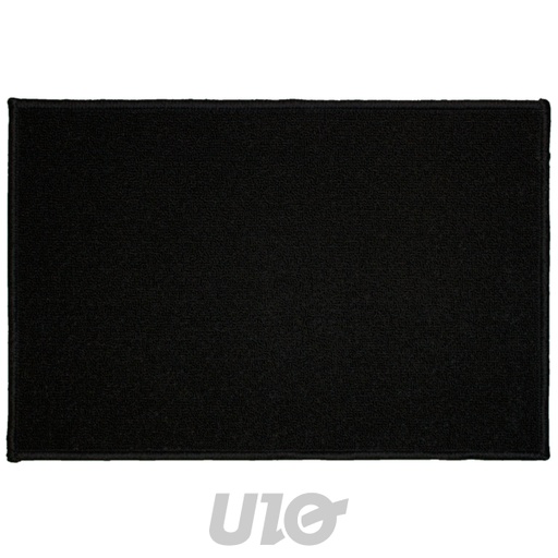 Tapis Bouclette Uni Noir Douceur d'Intérieur Primobis 40x60 cm