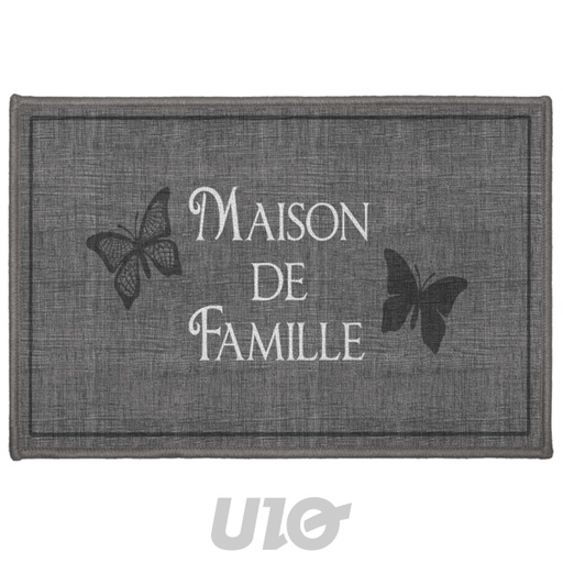 Douceur d'Intérieur Tapis Familia Bouclette Gris 40x60 cm