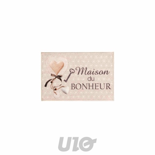 Douceur d'Intérieur Tapis Bouclette 40x60 cm Maison du Bonheur Beige