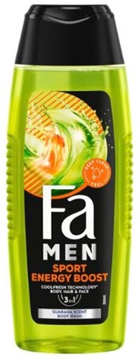 Fa Men Sport Energy Boost Gel Douche 3-en-1 Guarana 250ml