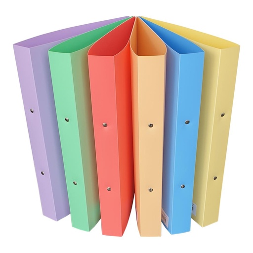 Bronyl Classeur 2 Anneaux Pastel Multicolore A4